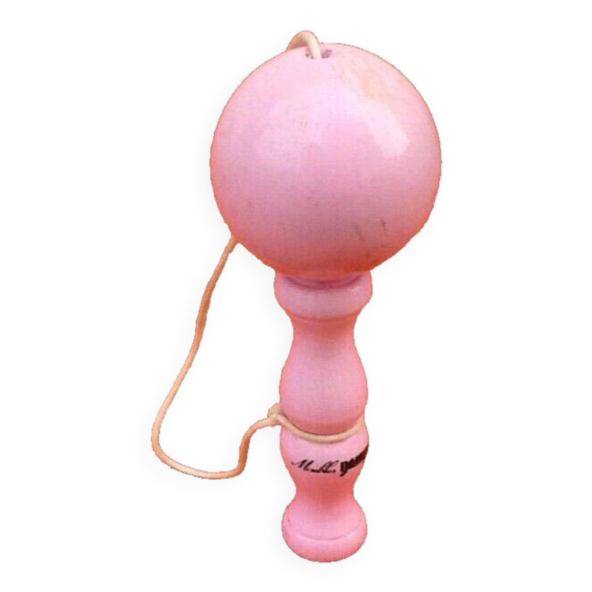 Wooden cup and ball game