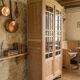 Art Deco glass-fronted Parisian wardrobe