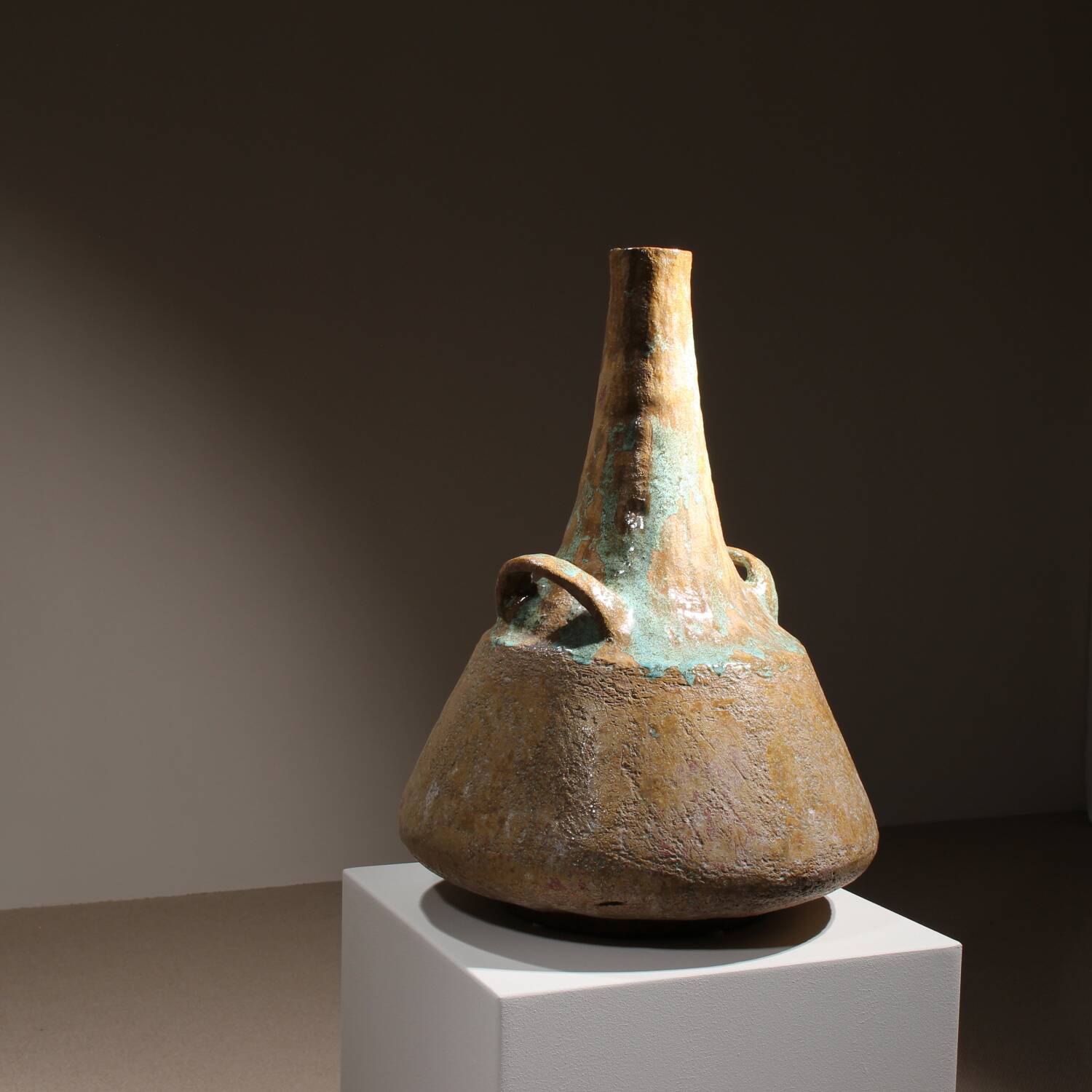 Unique Ceramic Sculpture – Large Floor Vase | Germany 1971