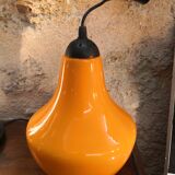 Vintage orange opaline chandelier
