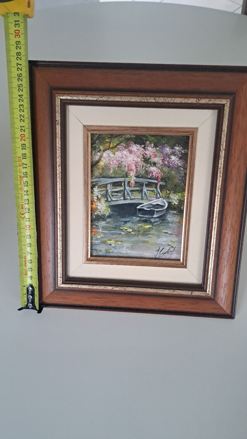 "Monet's Garden" painting by James Gaubert