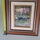 "Monet's Garden" painting by James Gaubert