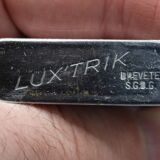 Old lux'trik lighter - art deco - luxury lighter tax hallmark