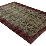 Modern Unique Rug, Turkish Oriental Handmade Boho Kilim Rug,for Kitchen,Bedroom	200x 298 cm