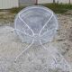 Wrought iron garden table 1900