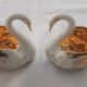 Pair of 2 old Limoges porcelain salt cellars