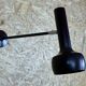 60's 70's Lamp Fixture Wall Lamp Metal & Chrome Brown Space Age Design