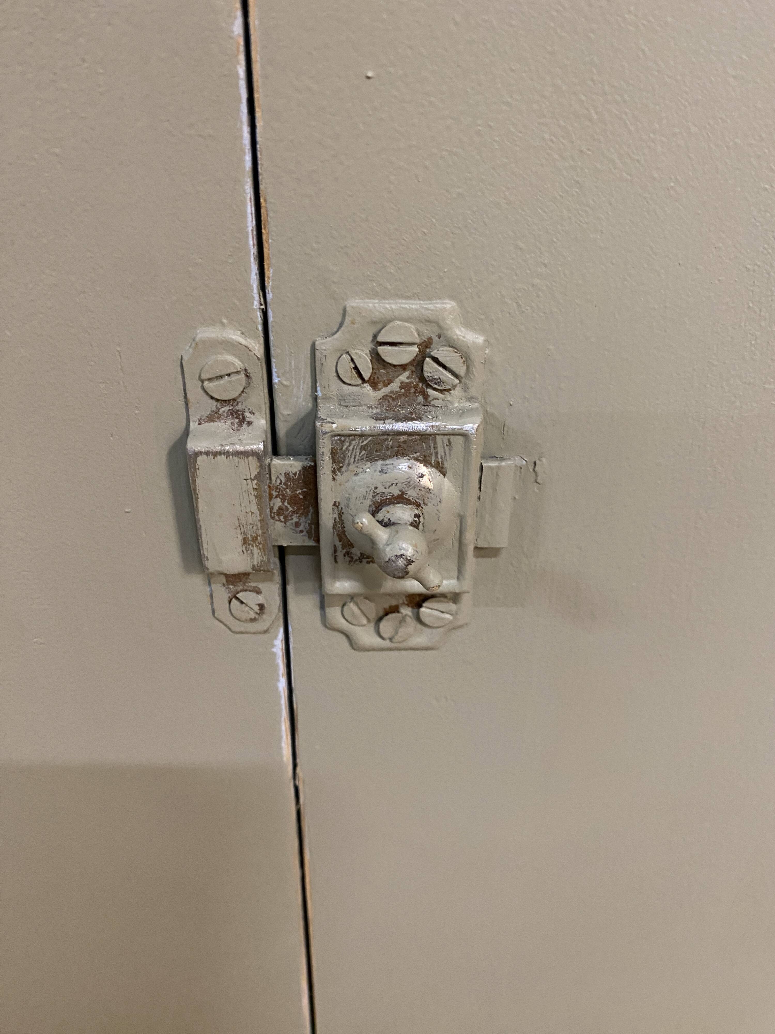 renovated antique sideboard - china cabinet