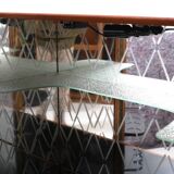 Teak Bar Cabinet with Harlekin Mirrors by Illum Wikkelsø