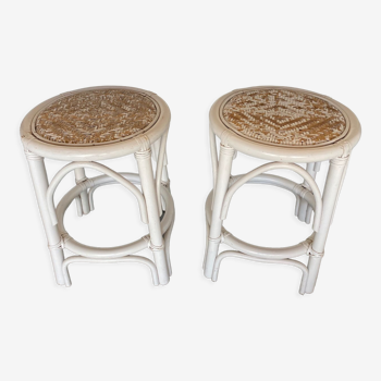 Lot de 2 tabourets