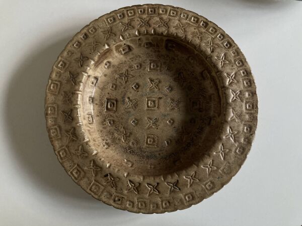 Céramique de La Borne Joseph Talbot 1970 XXL en grès incisé