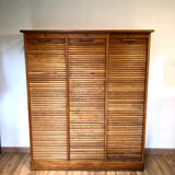 Triple curtain binder