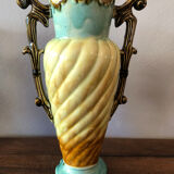 Duo of vases in ancient dabbling