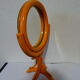 Vintage rattan table mirror