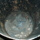 Set of 2 old industrial pot covers for planters, 1 m.