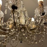 Antique French crystal chandelier