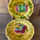Dessert plates barbotine Sarreguemines