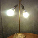 XIX lamp brass
