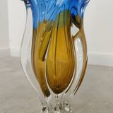 Organic vase by Josef Hospodka for Chribska Sklarna, Czechoslovakia, 1960