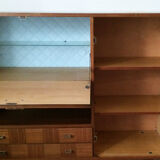 Varnished mahogany buffet 1950/60