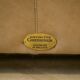 Beige leather Chesterfield sofa handmade in England.