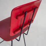 Modernist bar stool attributed to Coen De Vries for Everest