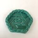 Vallauris braided green ceramic underbody