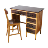 Bureau enfant vintage et sa chaise