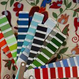 Vintage Turkish hand-knotted rug 50x90 cm