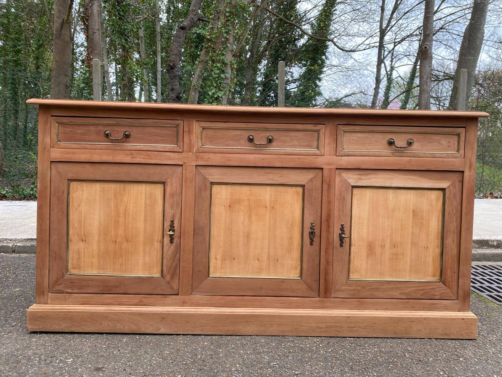 Renovated wooden imperial buffet from the 20th century, 180cm.