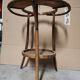 Servant 1900 , Art Nouveau Curved Wooden Bathroom Cabinet