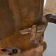 4 x large oak claw armchairs 1960s