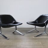 Pair of Knut Hesterberg lounge chairs, Germany 1971
