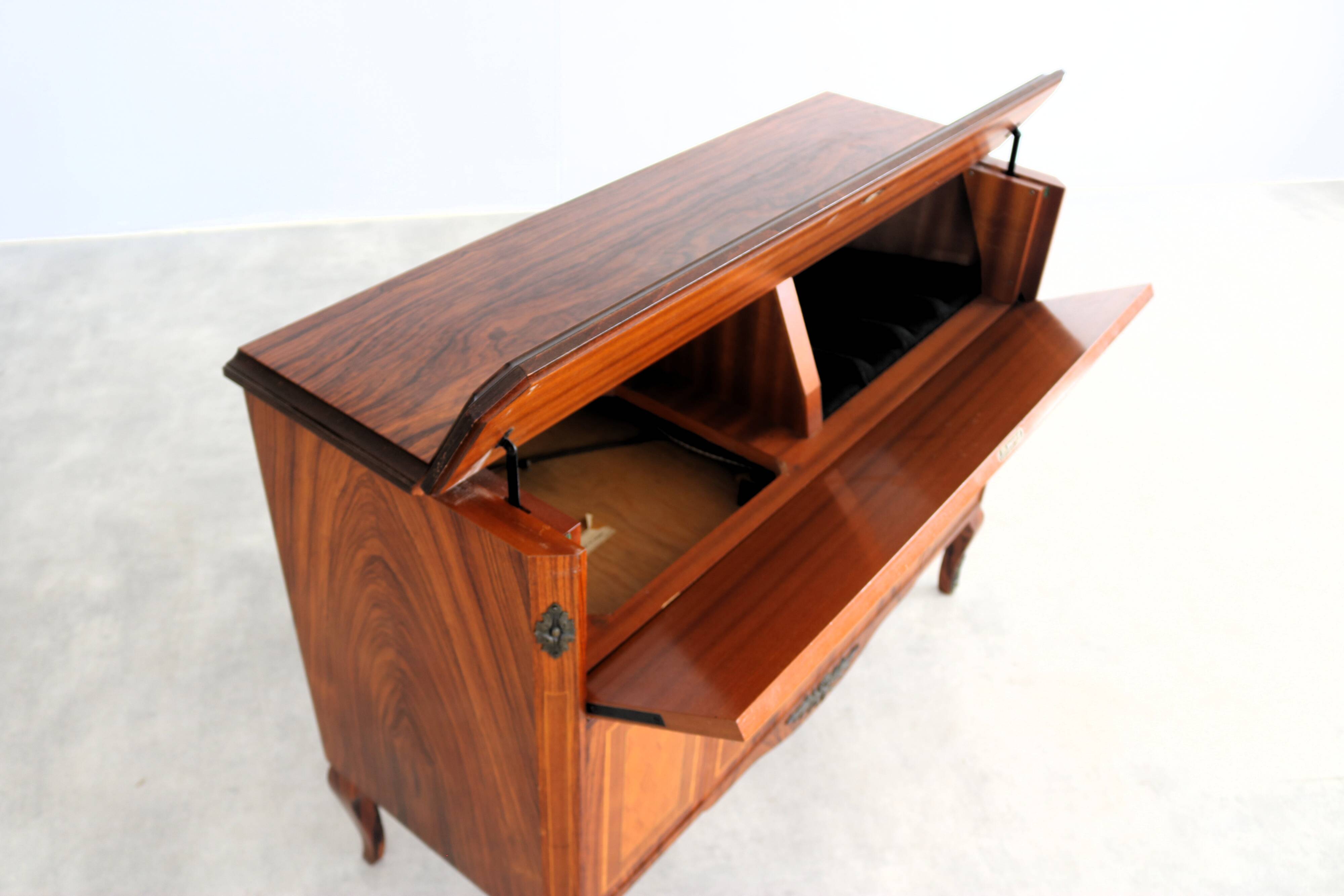 Vintage empty audio furniture | cabinet | 1950s | swedish