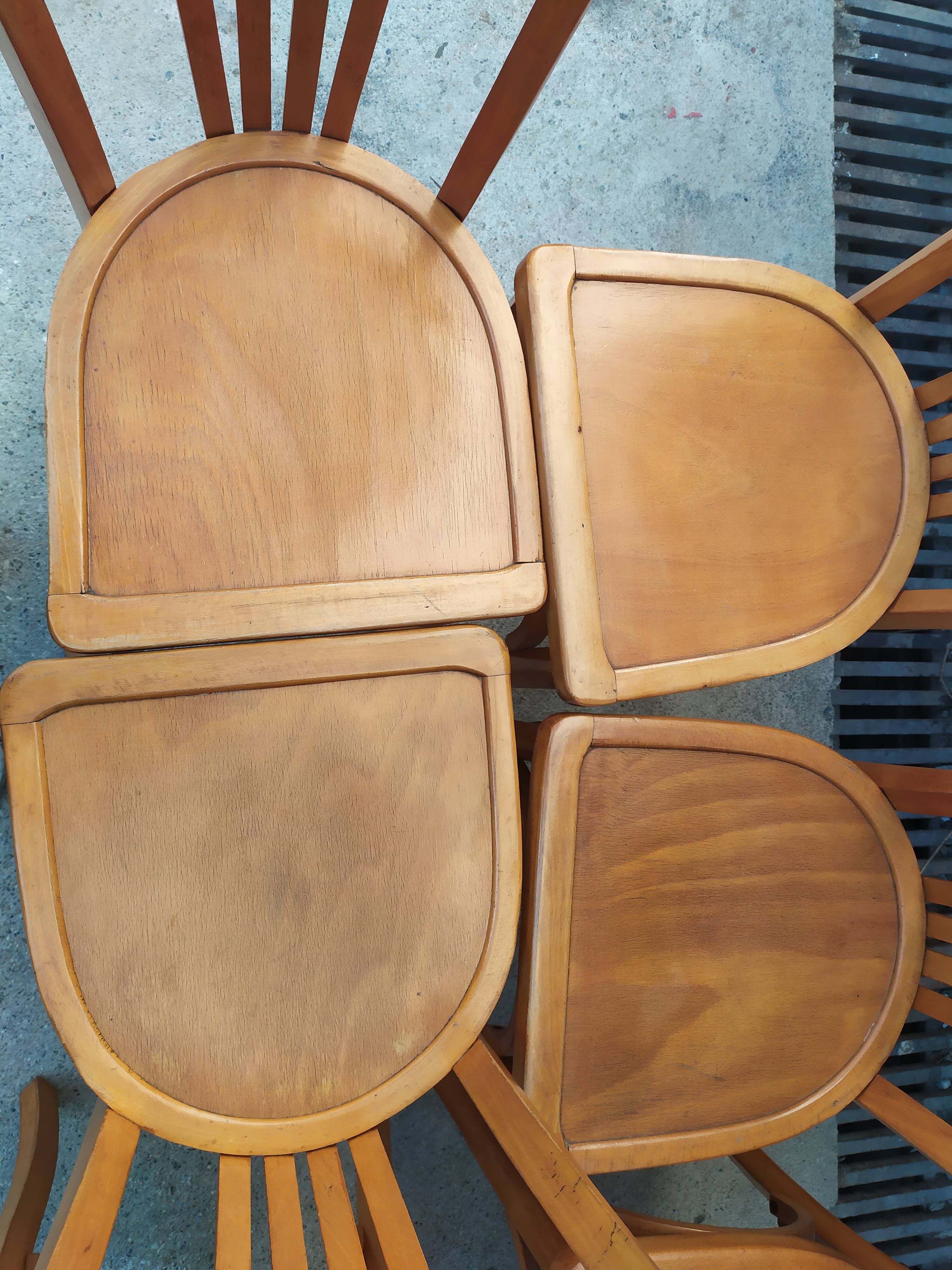 6 bistro chairs