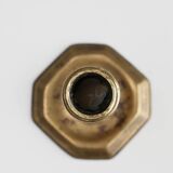 Antique French early 17th century haute epoque copper candlestick