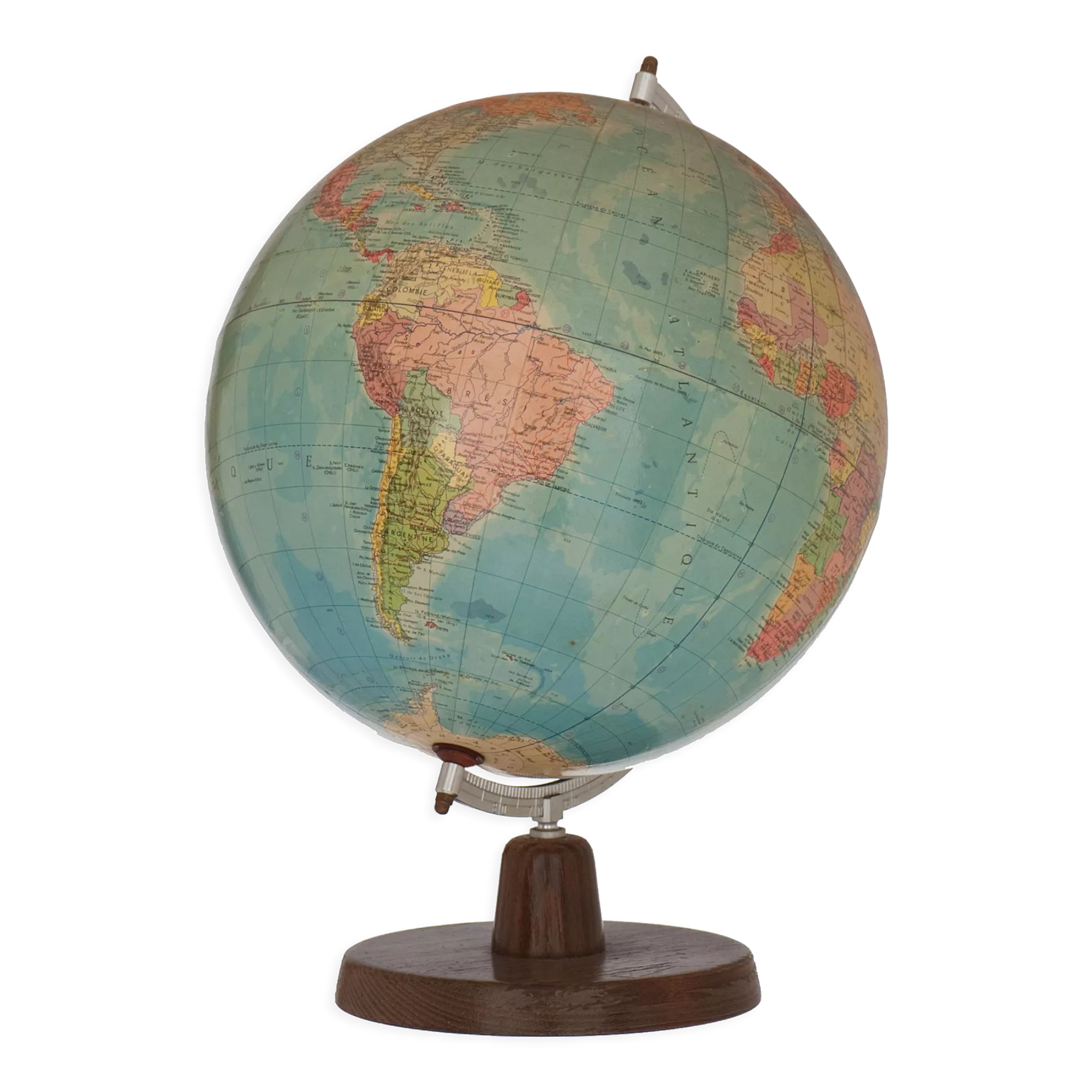 Vintage school globe