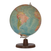 Vintage school globe