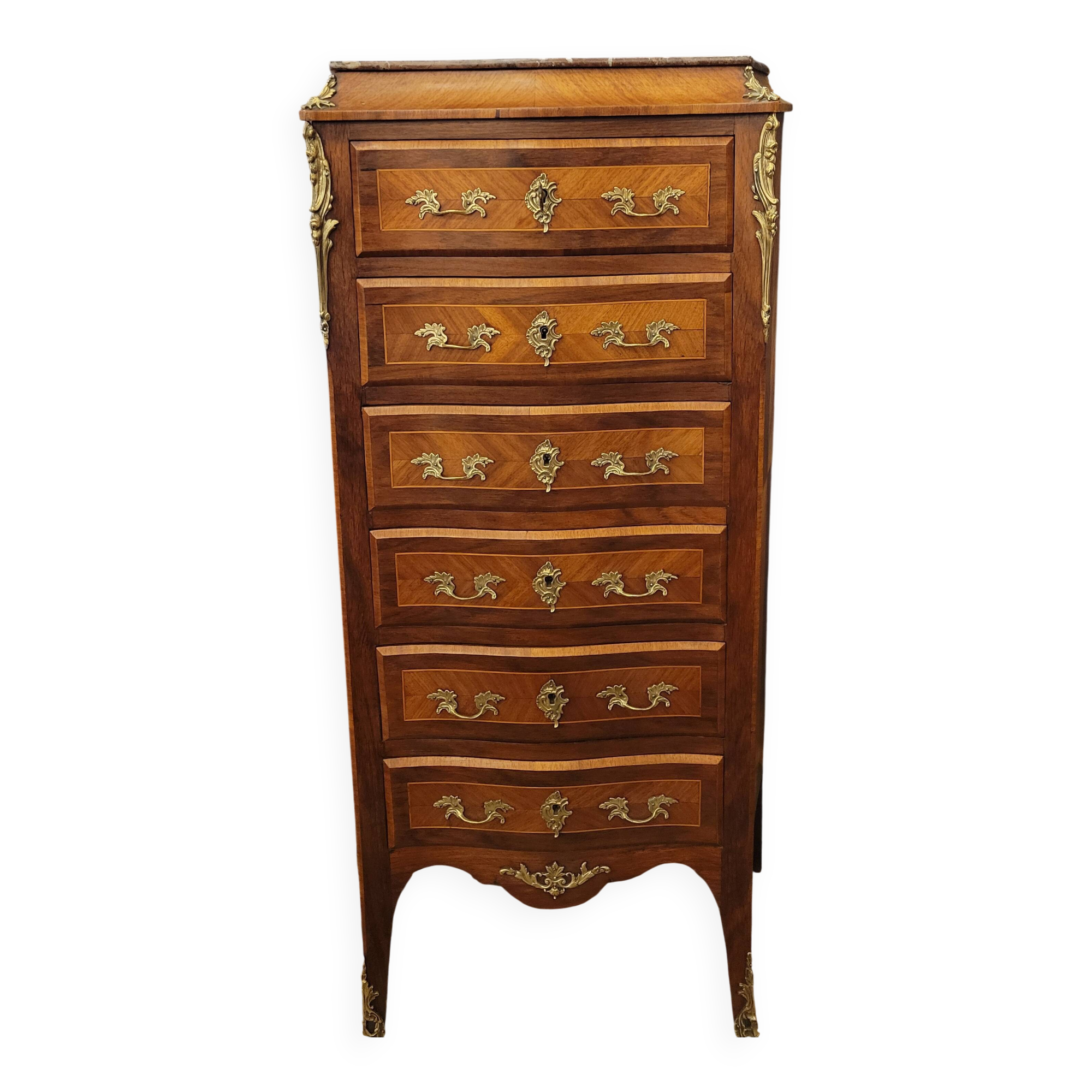 Louis XV chest of drawers