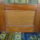 Solid oak glass door