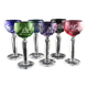 Suite de 6 verres couleur à liqueur en Cristal