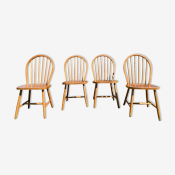 Suite of four Scandinavian chairs, Sweden 1960