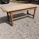 solid oak farmhouse table