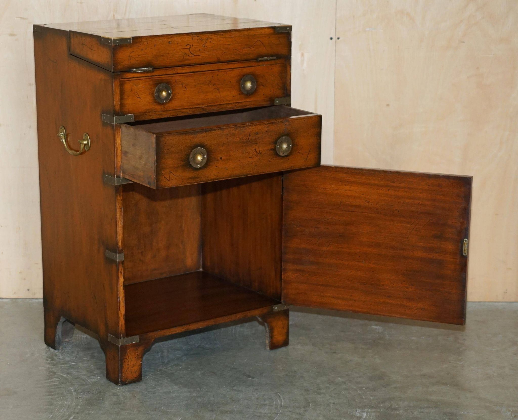Harrods Kennedy Leather Slope Desk with Drawers