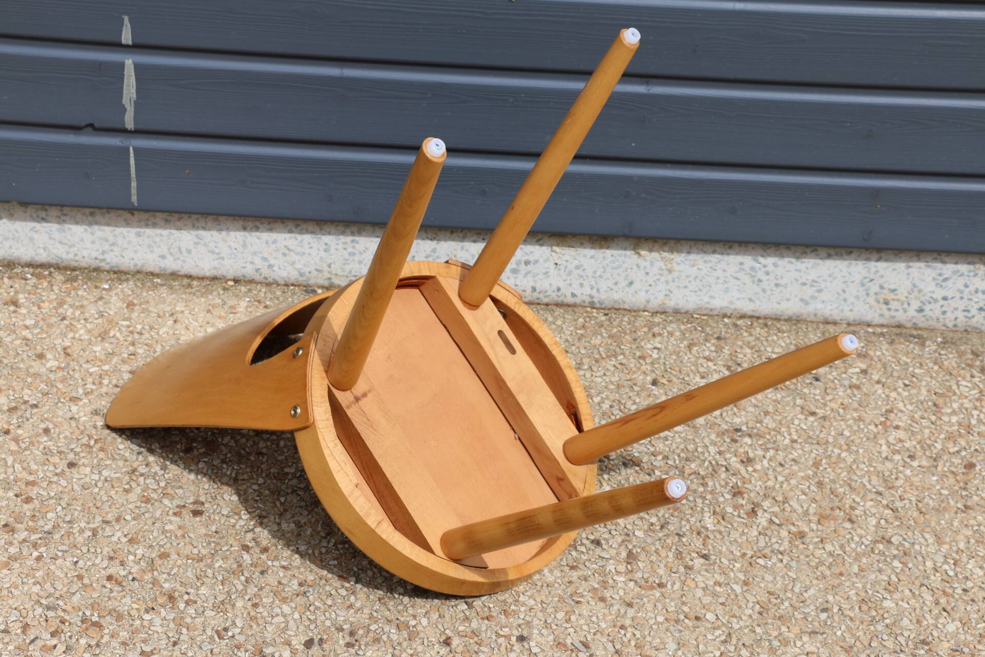 5 BAUMANN “MONDOR” light beech chairs