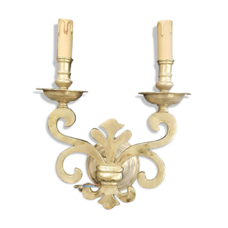 Apply old Wall Sconce electric brass