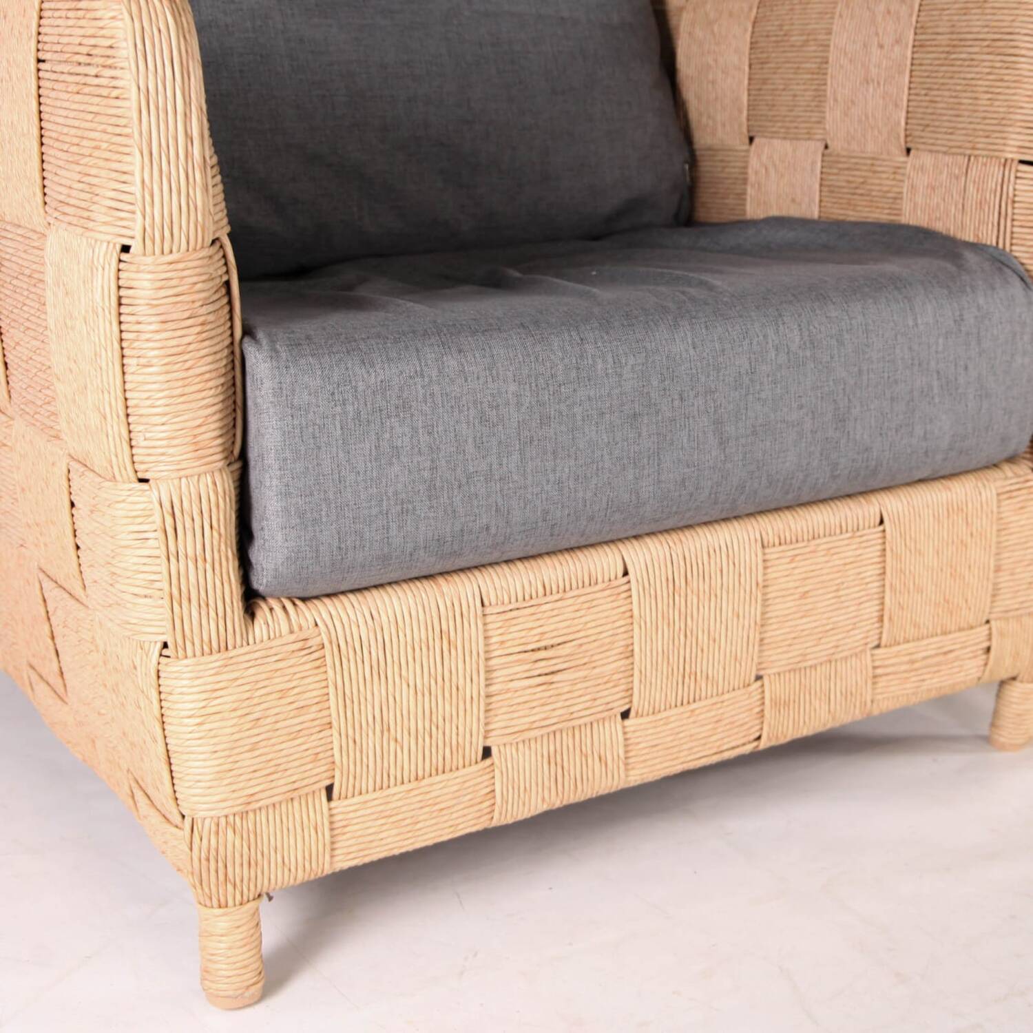 Pair of rope armchairs