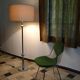 Large sculptural floor lamp in chromed steel with ball-shaped details, West Germany, 1960s