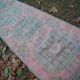 Vintage Turkish hallway rug 85x656 cm