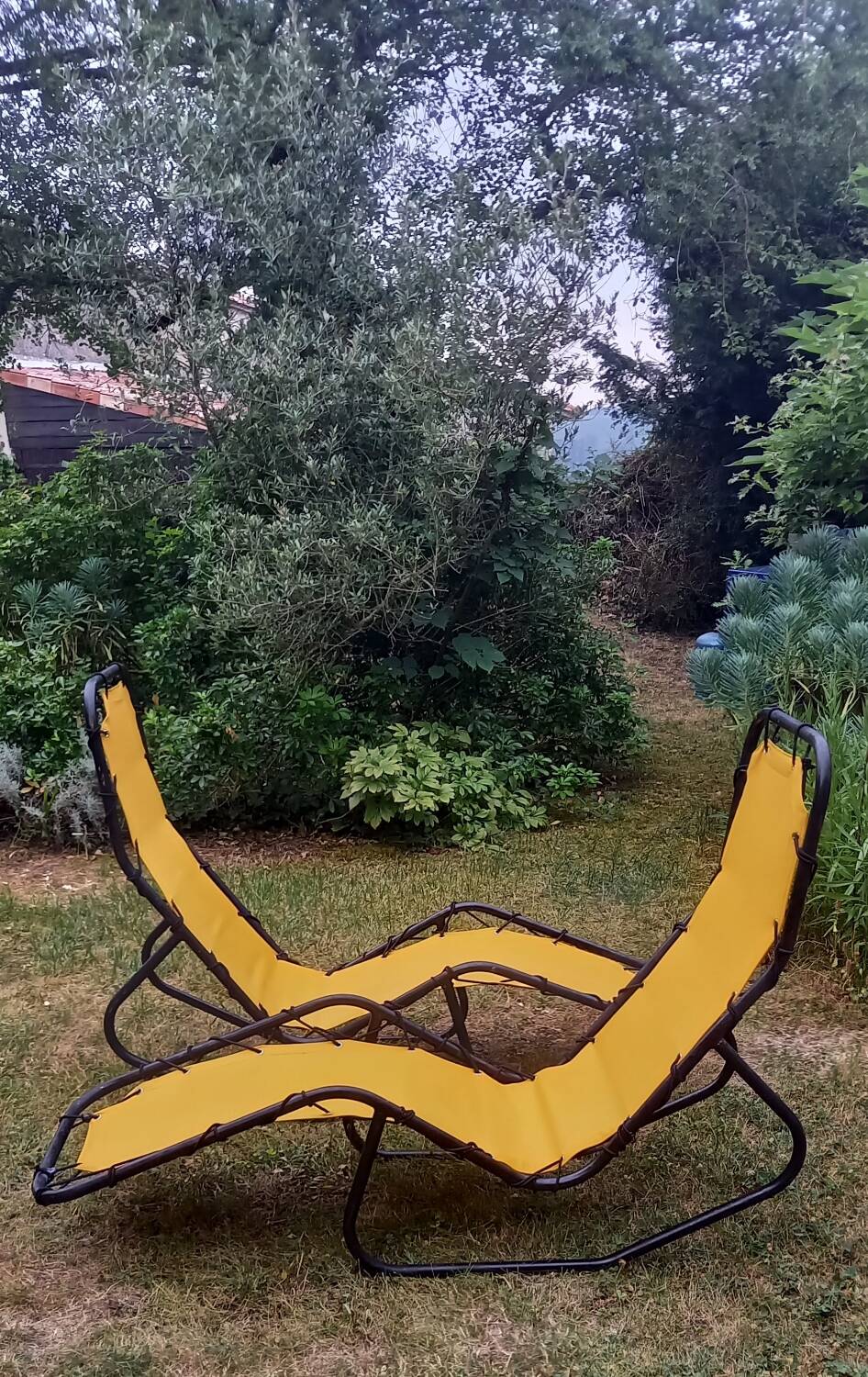 Set of 2 deck chairs